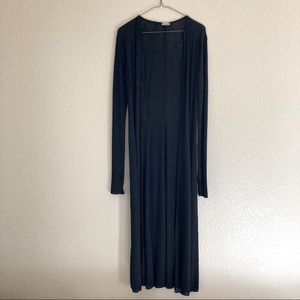 Free People Black Maxi Cardigan